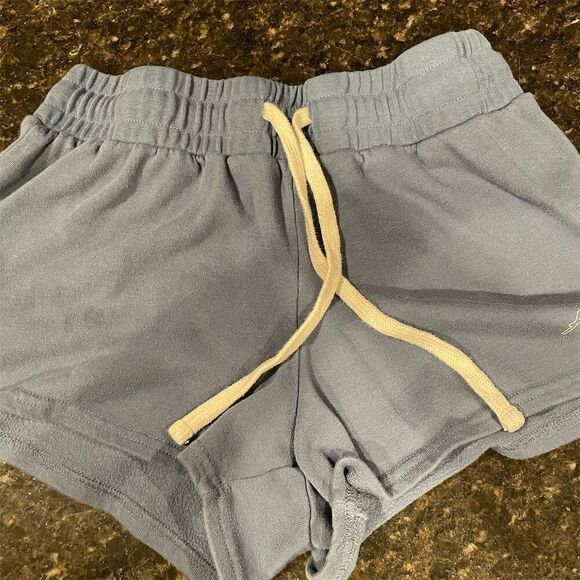 Hurley Women's Light Blue Drawstring Shorts Size M Casual Relaxed Fit - Picture 1 of 5